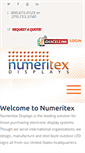 Mobile Screenshot of numeritex.com